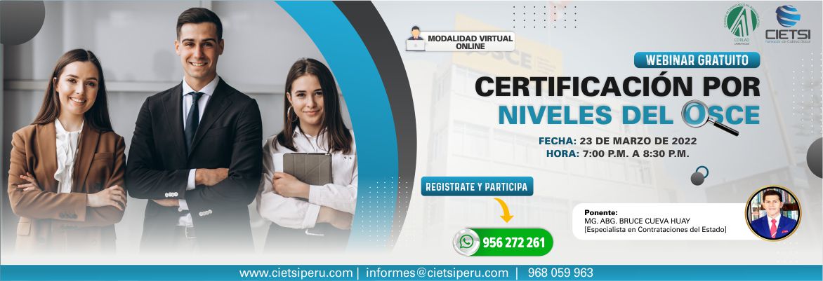 webinar certificaciOn por niveles del osce 2022